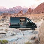 van in the desert